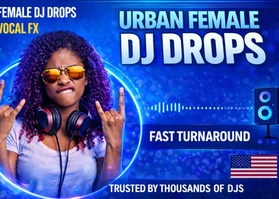 1165I will produce sexy british female dj drops with fx